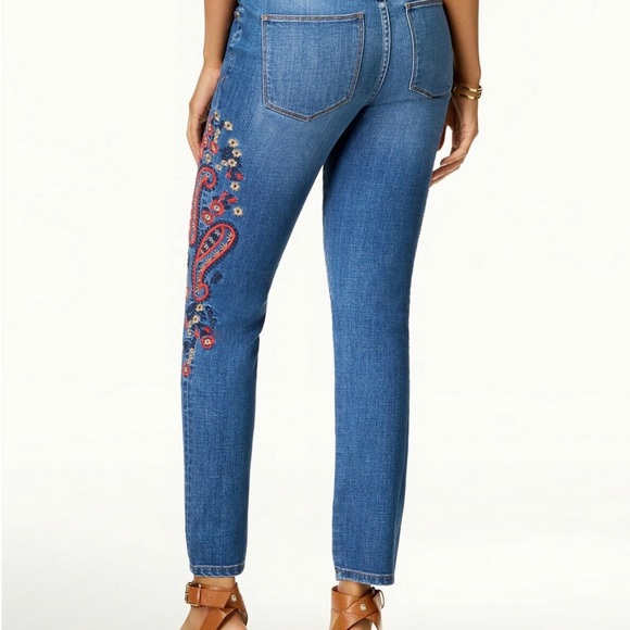 TOMMY HILFIGER 8 TRIBECA Embroidered PAISLEY - Picture 3 of 3